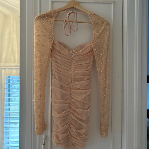 Oh Polly Bedazzled sleeve minidress - Picture 3 of 4